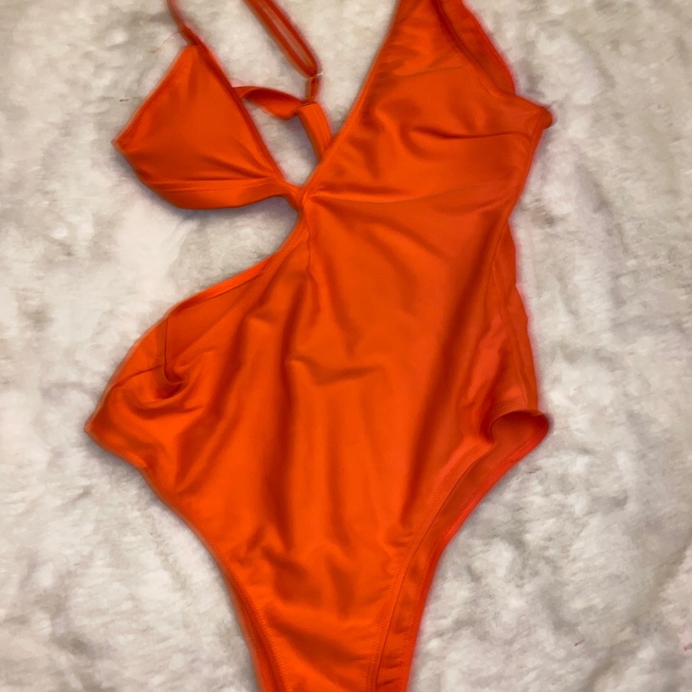 Orange one piece - Picture 2 of 2